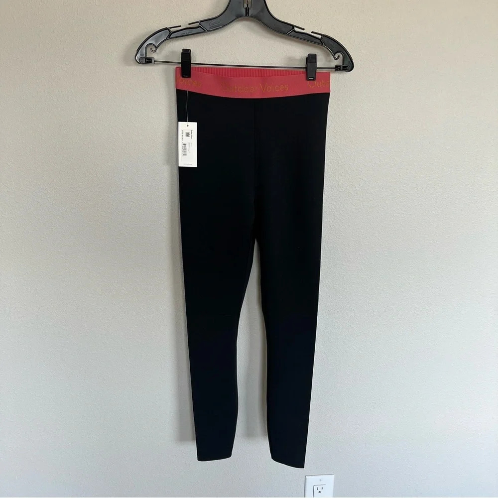 New Outdoor Voices Smooth 7/8 Legging Black / Desert Rose High Rise Women’s XS - Picture 2 of 10